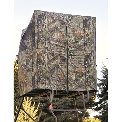 Image of Guide Gear 6 Foot Tripod Hunting Tower Blind, 2-Man Stand Elevated, Hunting Gear Equipment Accessories, 4 by 4