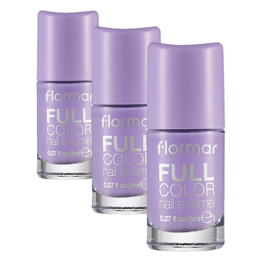 Flormar Yoğun Pigmentli Parlak Oje Full Color Nail Enamel Fc14 Lavender Relaxation (3 paketi)