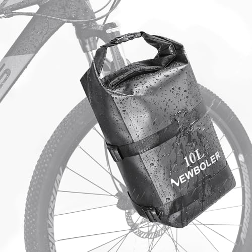 NEWBOLER Fahrrad-Gabeltasche mit Aluminiumlegierung Vorderradgepäckträger...