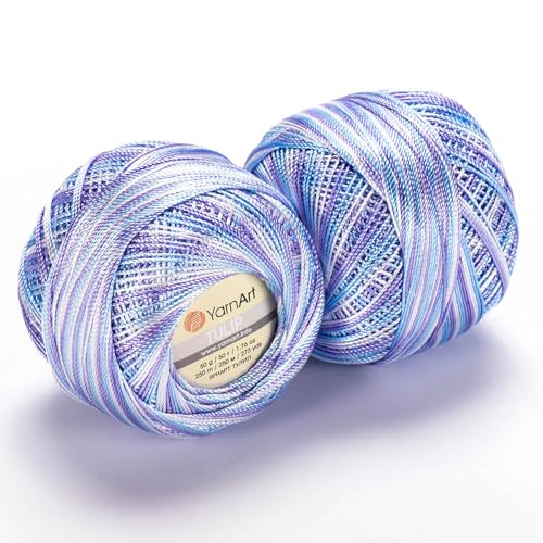 Image of YanrArt Tulip%100 Microfiber Silky Yarn - Suitable for Summer Clothes and Home Accessories Curtains, Runners, Tablecloths - S. Fine(1) Weight Yarn - 1.70 Oz, 273 Yds (449)