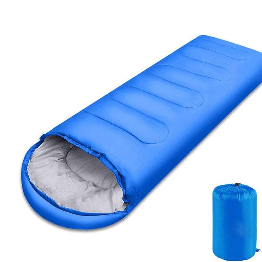 Adult Sleeping Bag Portable Travel Hiking Camping Office Dirt-Proof Sleeping Bag Outdoor Thickened Sleeping Bag D 41 22