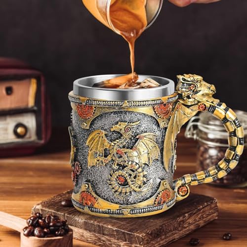 Tasse médiévale en acier pour vos soirées jeux et pique-niques - 4