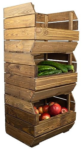 Kistenkolli Altes Land Kartoffelsteige 40x33x30 cm Gemüsekiste...