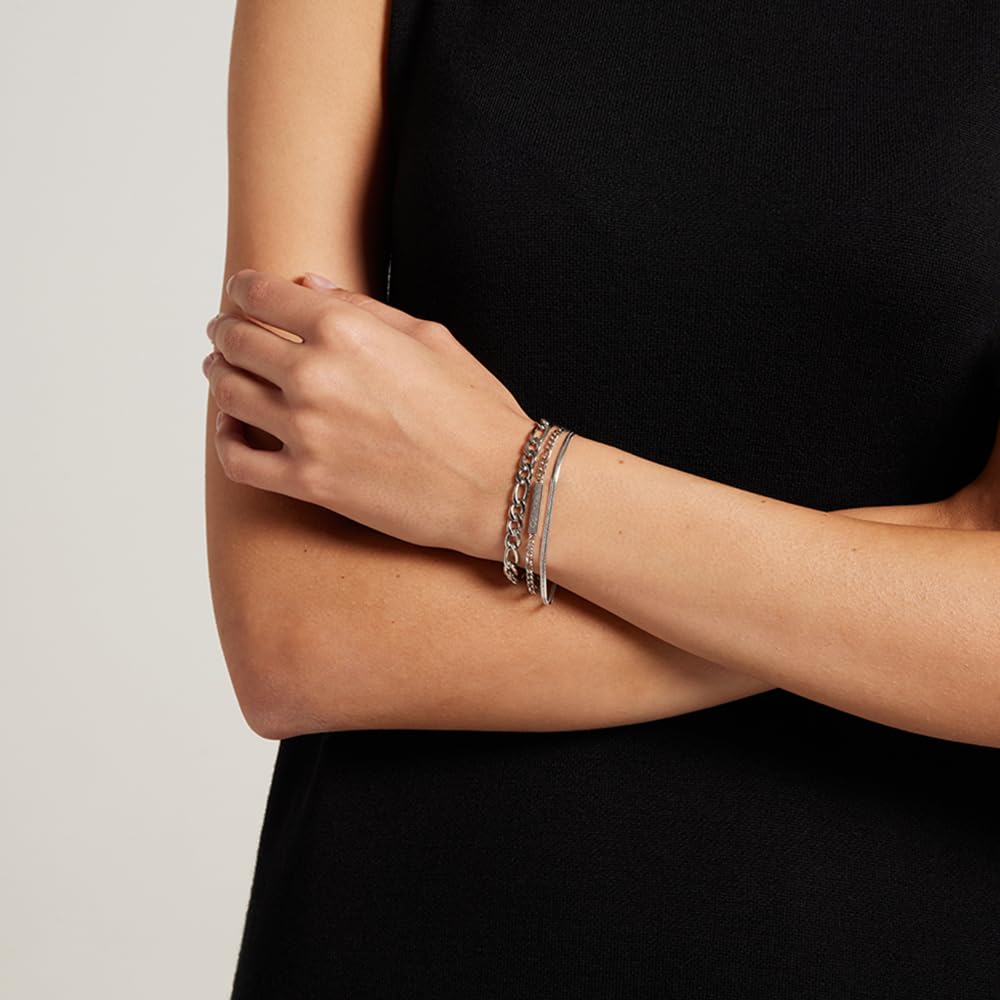 Calvin Klein Damska bransoletka łańcuszkowa z kolekcji LINKED - 35700003, Jeden rozmiar, Stal nierdzewna, Bez kamieni szlachetnych