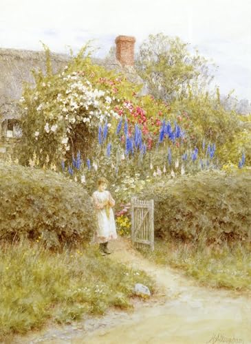 Tableaux Graffiti Art Mural Helen Allingham pour Sublimer la Décoration de Votre Salon Moderne
