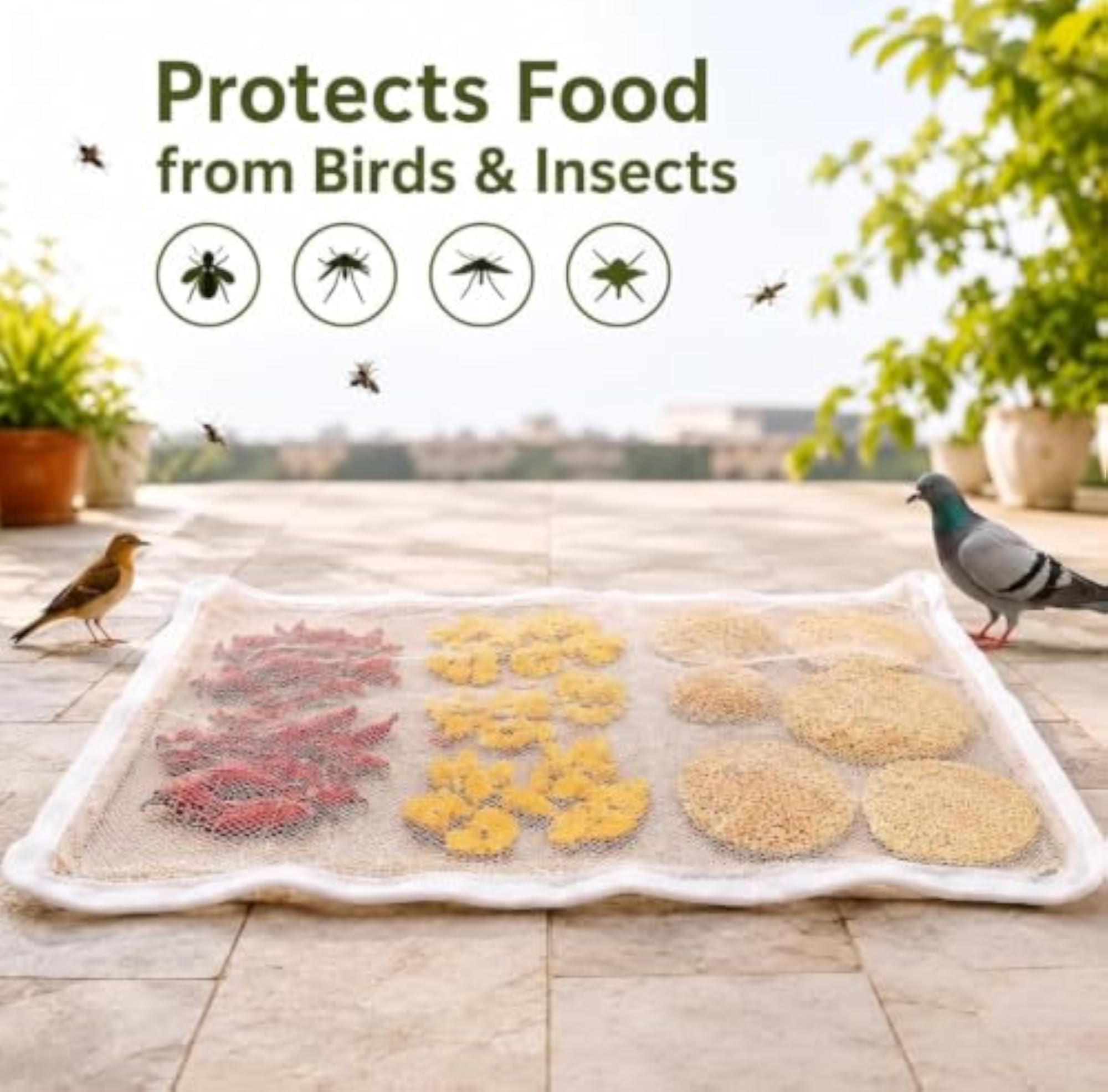 Multi Purpose Drying Cloth with Protective Net Cover