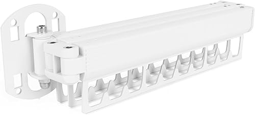 Miniatura 6 de Estante de secado de ropa montado en la pared, plegable y retráctil, estante colgante de lavandería, ahorro de espacio, para interiores y