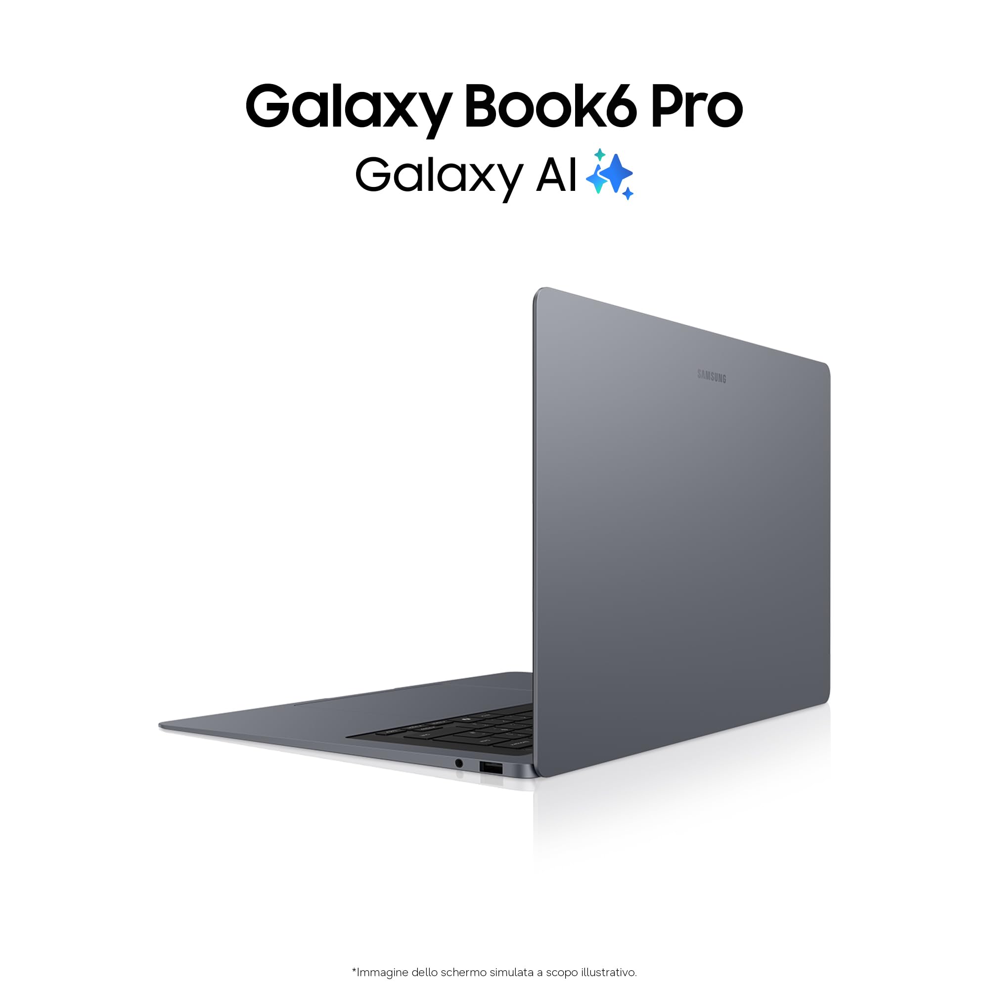 Samsung Galaxy Book6 Pro 16" Ultra 7 356H 16GB 512GB Dynamic AMOLED 2X Touchscreen Copilot+PC Gray