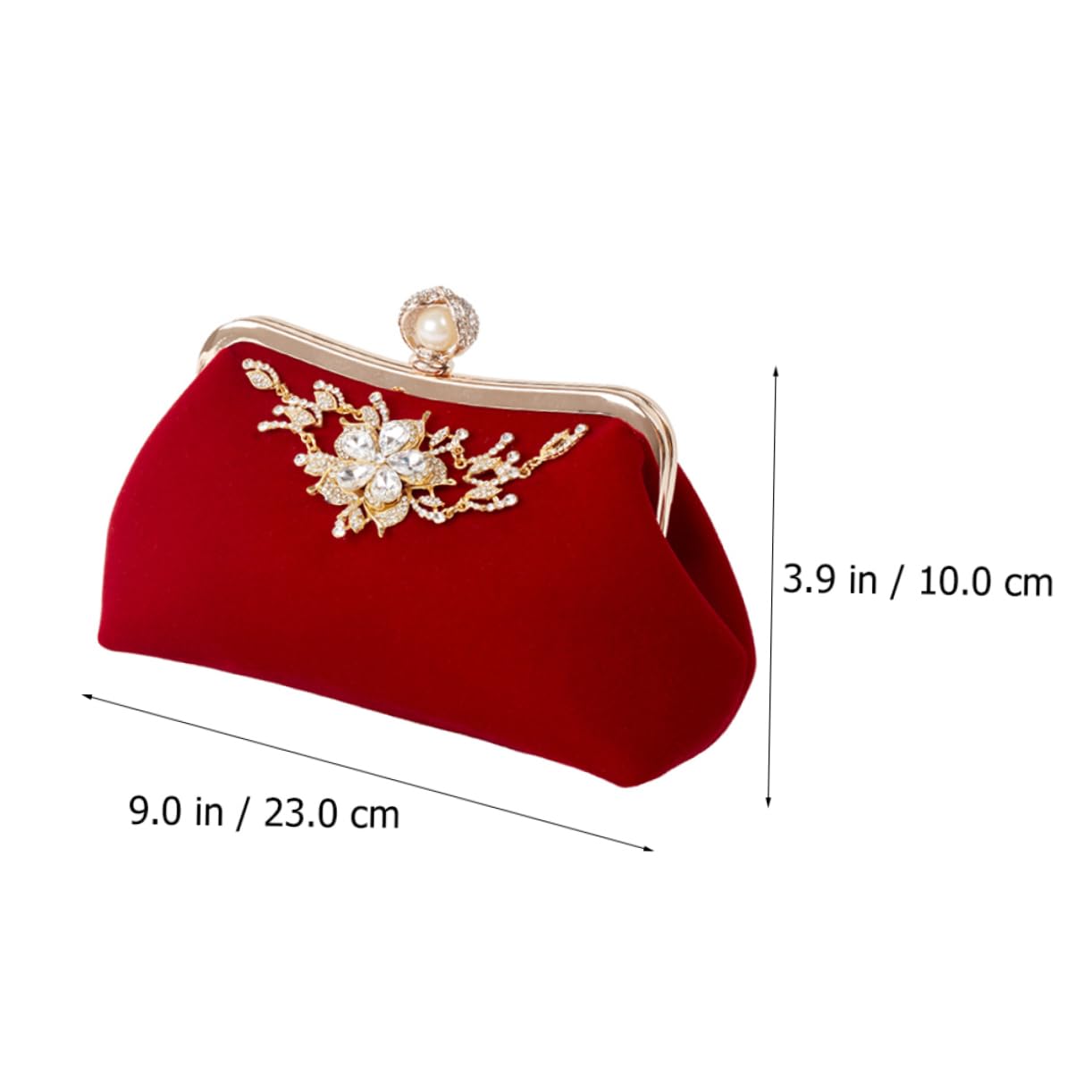 COLLBATH Bolso De Noche De Felpa Bolso Niña Tela De Felpa