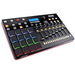 AKAI Professional MPD 232 - Controlador USB MIDI ultra-portátil con 16 pads MPC, secuenciador por pasos y controles de producción completamente asignables y paquete de software de producción incluido