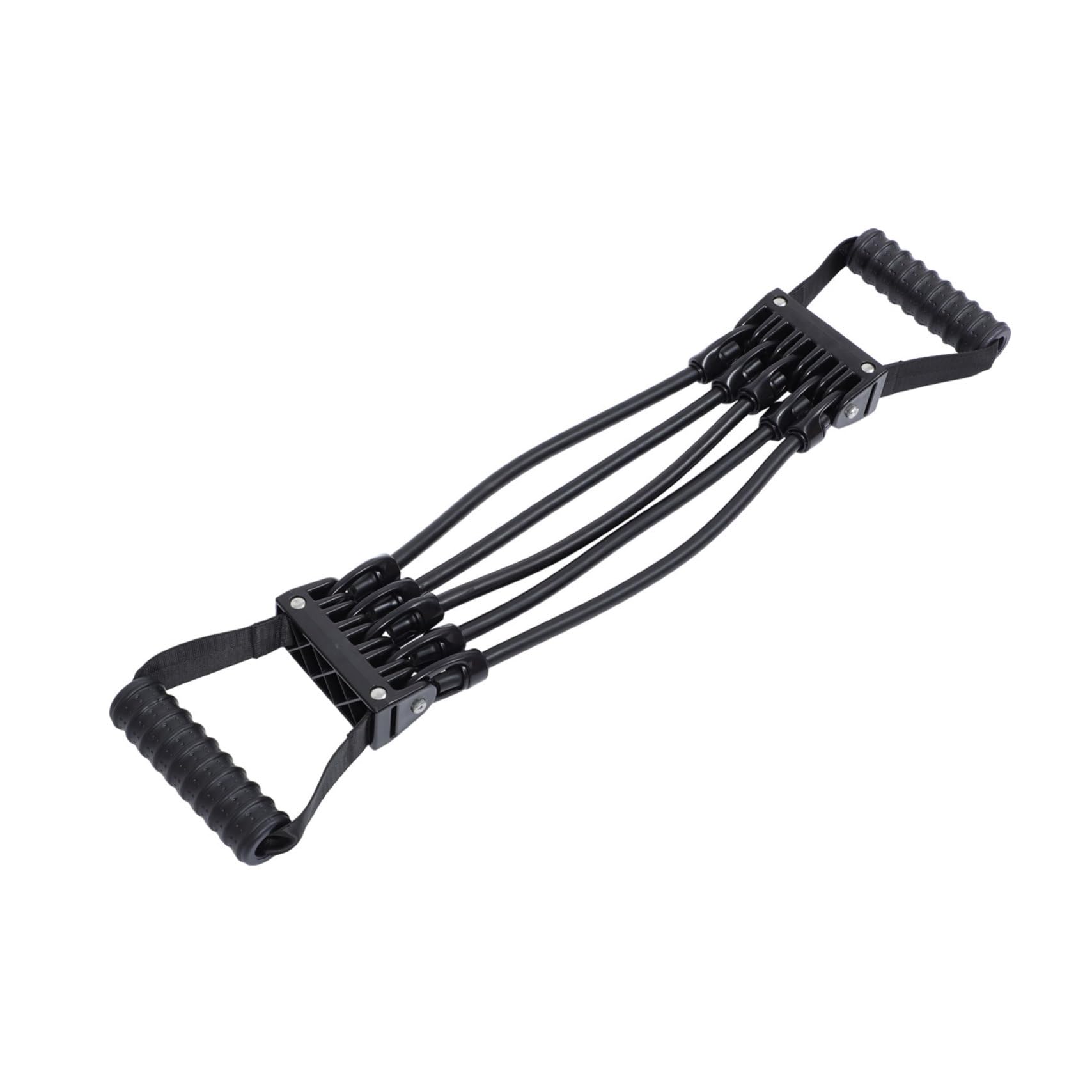 SUPVOX Estrattore attrezzatura palestra gym set attrezzo fitness casa espansore del torace kit palestra Accessori barra del mento fascia di resistenza fascia elastica plastica Black
