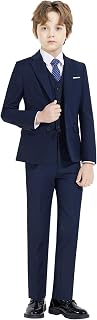 Boy's Formal Suits 5 Pieces Slim Fit Suit Set Dresswear Ring Bearer Outfit