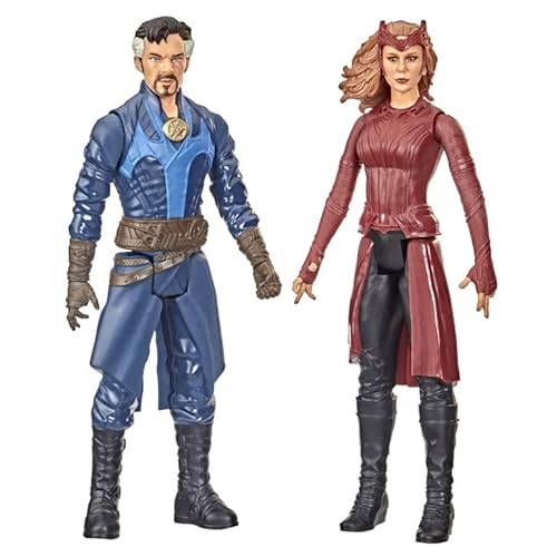 Bonecos Marvel Avengers Titan Hero Series - Doctor Strange e The Scarlet Witch - F3354 - Hasbro, Pre