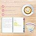 PAIKIUU 4 Pack Small Spiral Notebooks 3.5 x 5.5 in College Ruled, Mini Spiral Notebook, Waterproof 80 Sheets/160 Pages, Pocket Notebook with 120 Pcs Sticky Index Tabs for Home Office College School