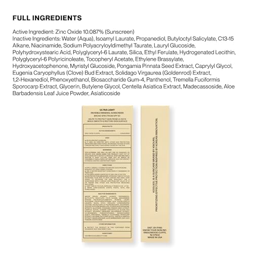 KOOLSOL Mineral Invisible Korean Centella Face Sunscreen | No White Cast | Reef Safe | Non-Greasy | For Sensitive Skin | Aloe, Niacinamide, and Panthenol | 50mL | Travel Safe | KOOLSOL by Knours