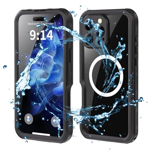 Coque étanche iPhone 16 protection intégrale anti-poussière transparente avec MagSafe