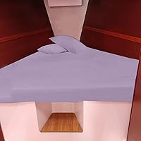 Vista 7 de Juego de sábanas de 800 hilos – Juego de sábanas universal de AFT 100% algodón egipto para colchones de hasta 8 pulgadas de profundidad, barco