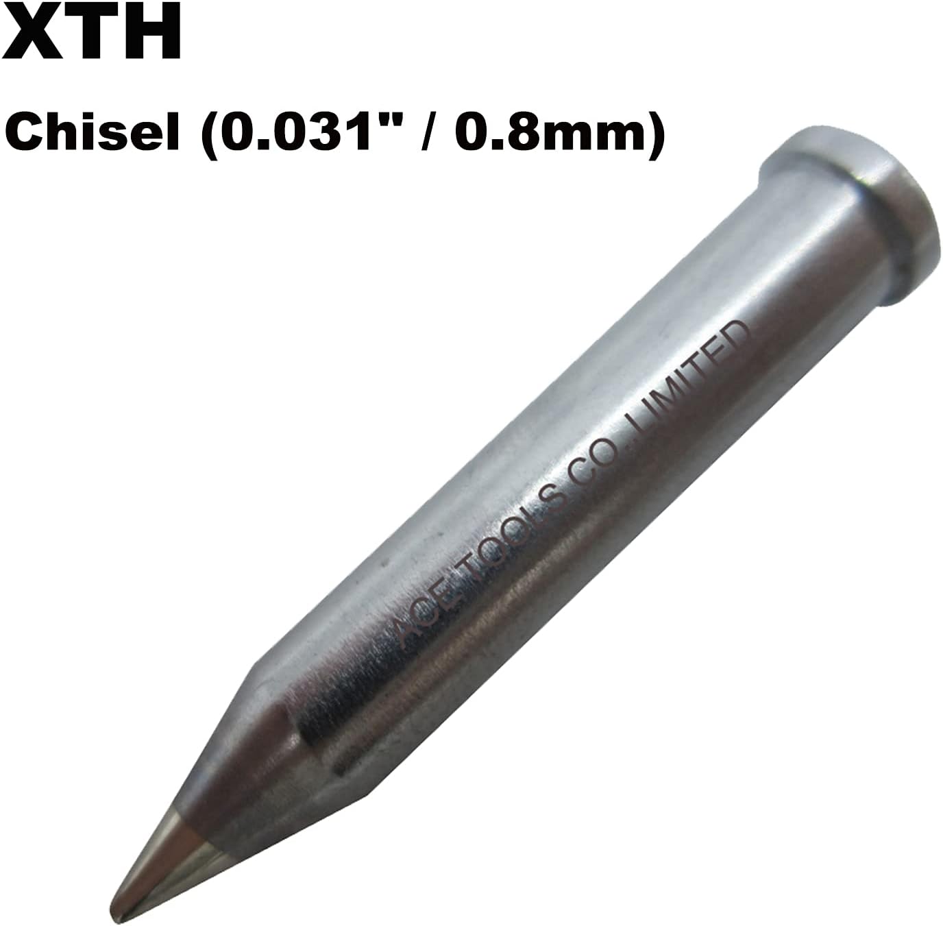 XTH Chisel Screwdriver 0.031" / 0.8mm for WX1010 WX2020 WT1010H WD1000HPT WXP120 WP120 WP120IG WXMP120 ACE Brand Solder Iron Tip (10)