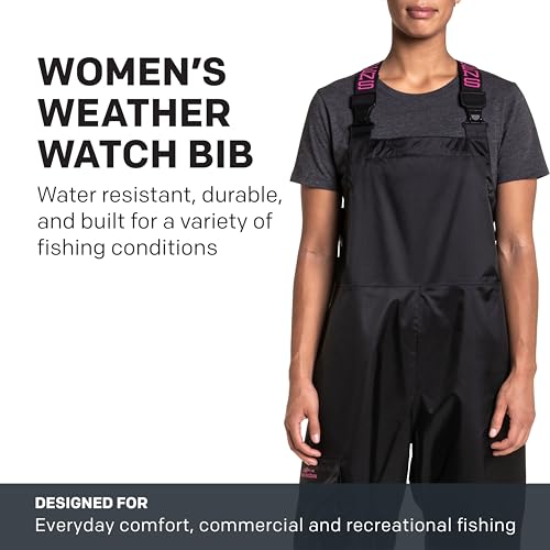 Grundéns Black Waterproof Weather Watch Bib for Women, X-Large - Image 2