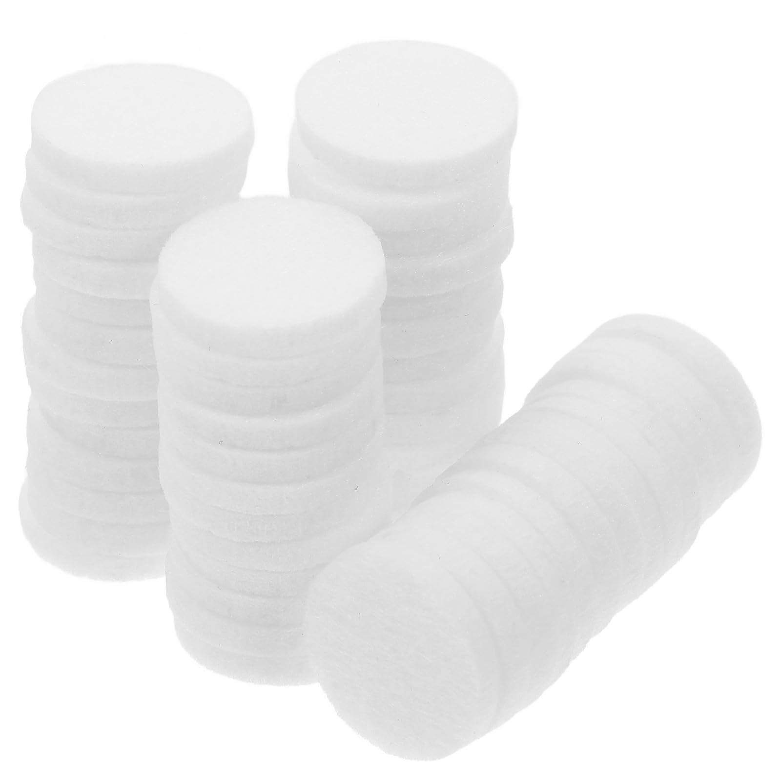 UPKOCH 50 Pezzi Cuscinetti Profumati in Cotone Bianco per Diffusore Aromi, Ricambio Portatile per Collana e Ciondolo, Uso Quotidiano
