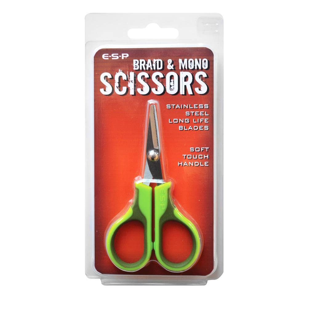 ESP Braid and Mono Scissors: Green