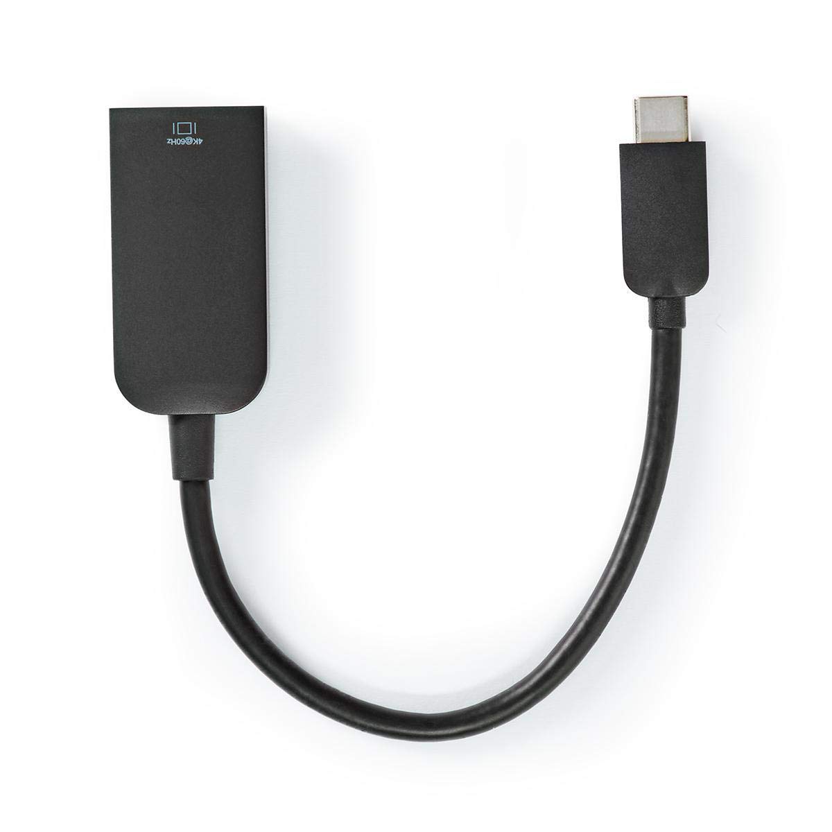 Nedis USB-C Adapter USB-C M HDMI F 4K@60Hz 0.20 M NP PVC BK