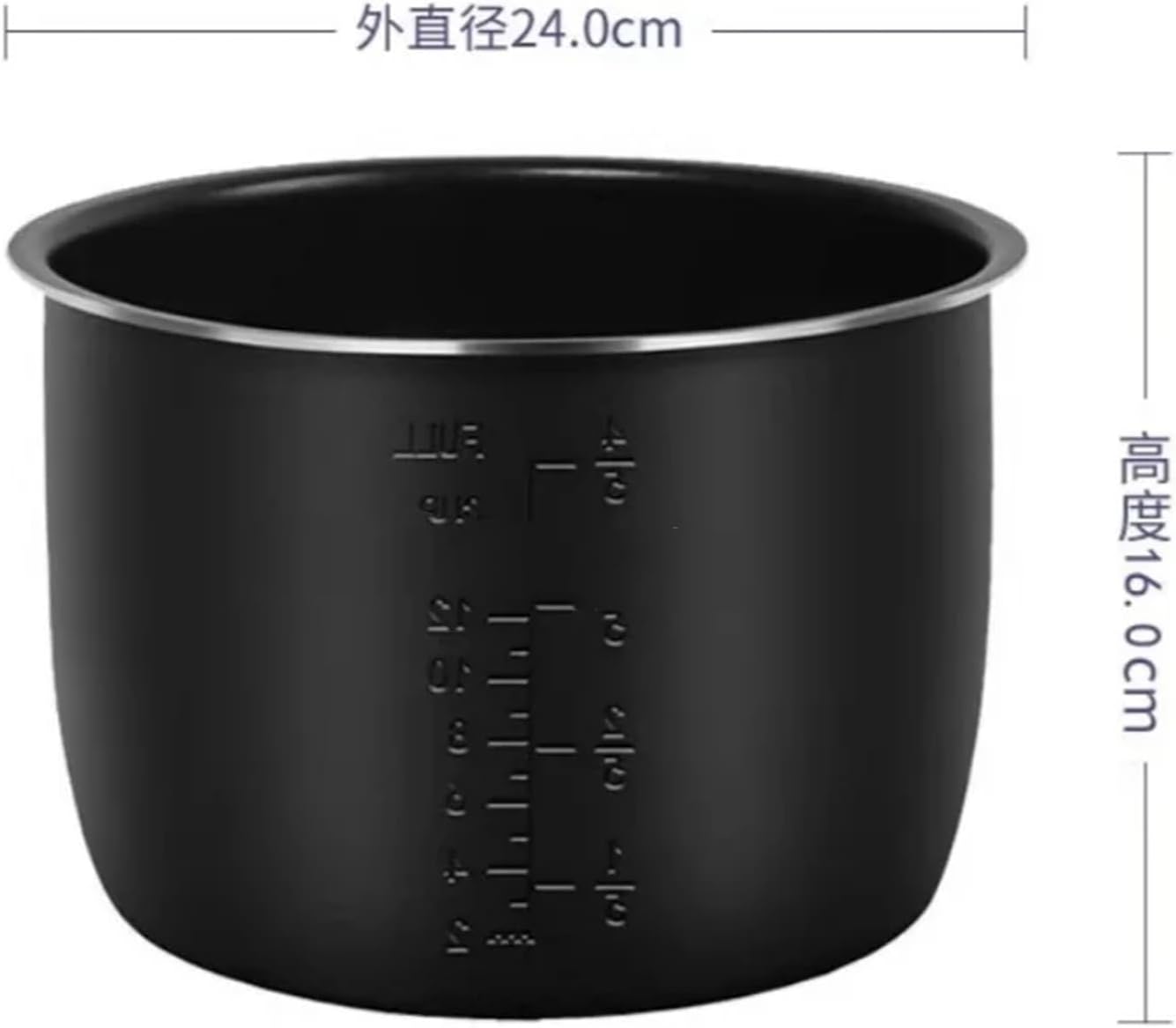 6L Electric Pressure Cooker Inner Pot, Replacement Accessory for HD2107/HD2137/HD2138/HD2139 Cooker Parts