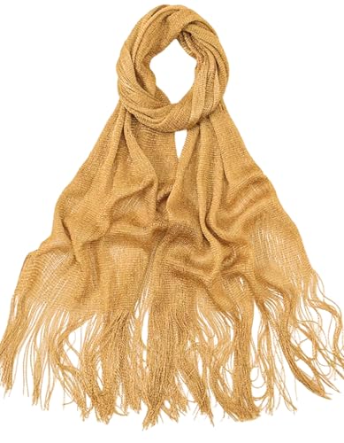 Metallic Shawls & Wraps for Evening Dress – Glittering Women's Scarves Perfect for Party & Wedding4