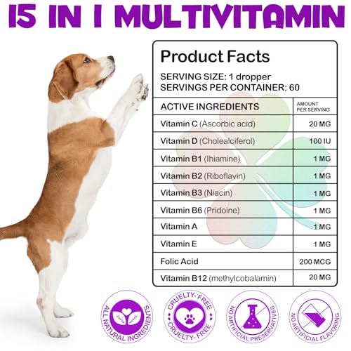 Dog Multivitamin Tropfen 15 in 1 Hund