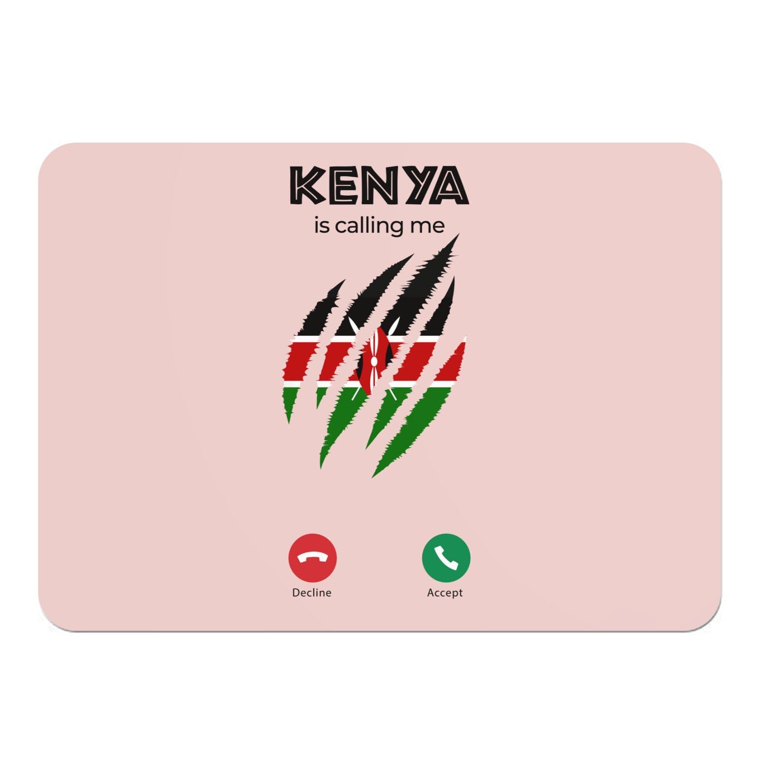 Sets de table souples en liège rose Kenya, grand format 39,5x28,5 cm pour repas