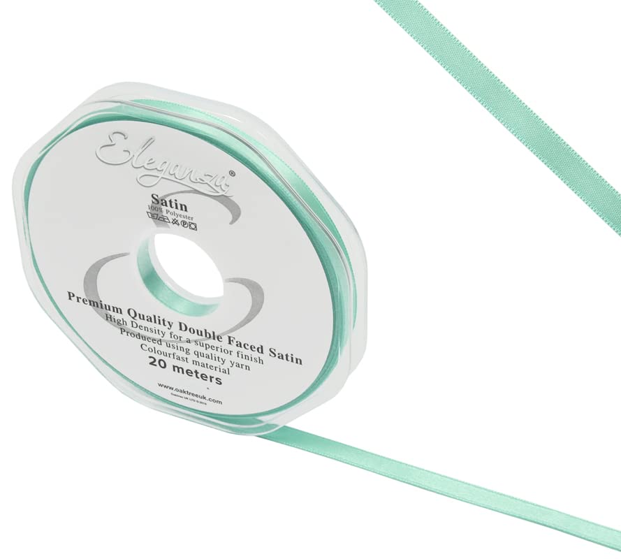 Eleganza Double Faced Satin 6mm x 20m Mint No.13