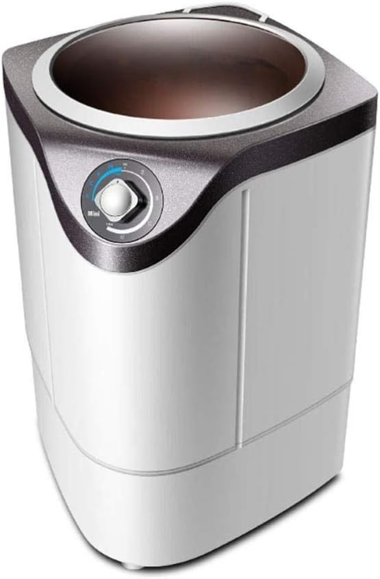 POIUYT Mini Washing Machine/Spin Dryer/Counter Top Washing Machine/Washer/Dryer For Camping, Apartments, Or Student Dorm Room,Black