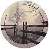 Set of Four Fence in the Mist Occasion Coasters - Style EHS2