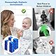 EOPUOZS Windeleimer Nachfüllkassetten, Nachfüllfolie Windeleimer, Geruchsdichte Eingedickte, für Tommee Tippee, Angelcare, LitterLocker, Achteckiger, Spross (Blau)