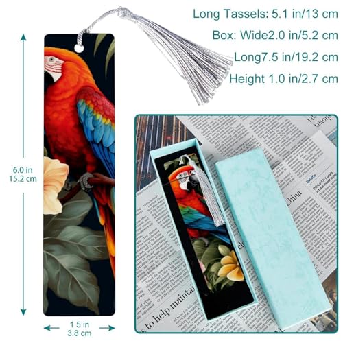 Marque-page perroquet en haute finition pour sublimer vos lectures - 2