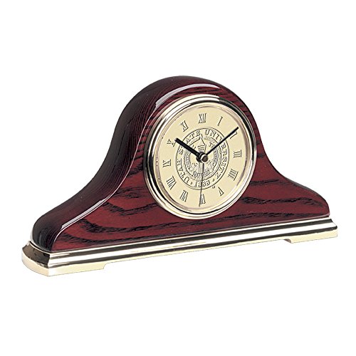 NCAA Utah State Aggies Adult Napoleon Ii Mantle Clock, Gold