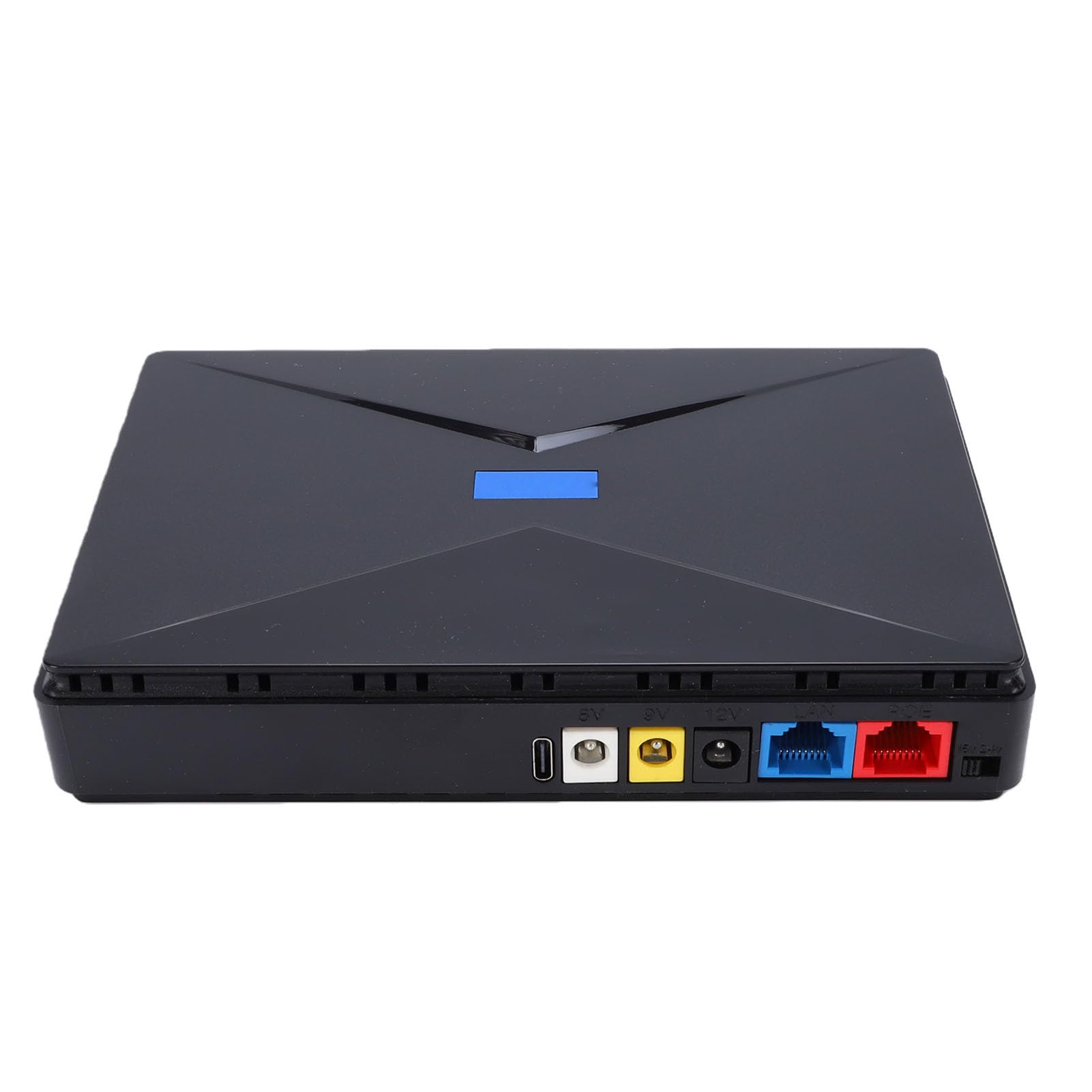 Generic Mini Alimentation de Secours pour Routeur WiFi UPS, capacité de 8800mAh pour Caméras de sécurité, Périphériques USB, Matériau ABS (Prise UE)