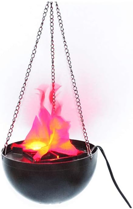 Halloween Brazier lamp with an Iron Chain That can be Taken at Will Plastic Material is Waterproof and Durable Used for Halloween or Opening Decorations.