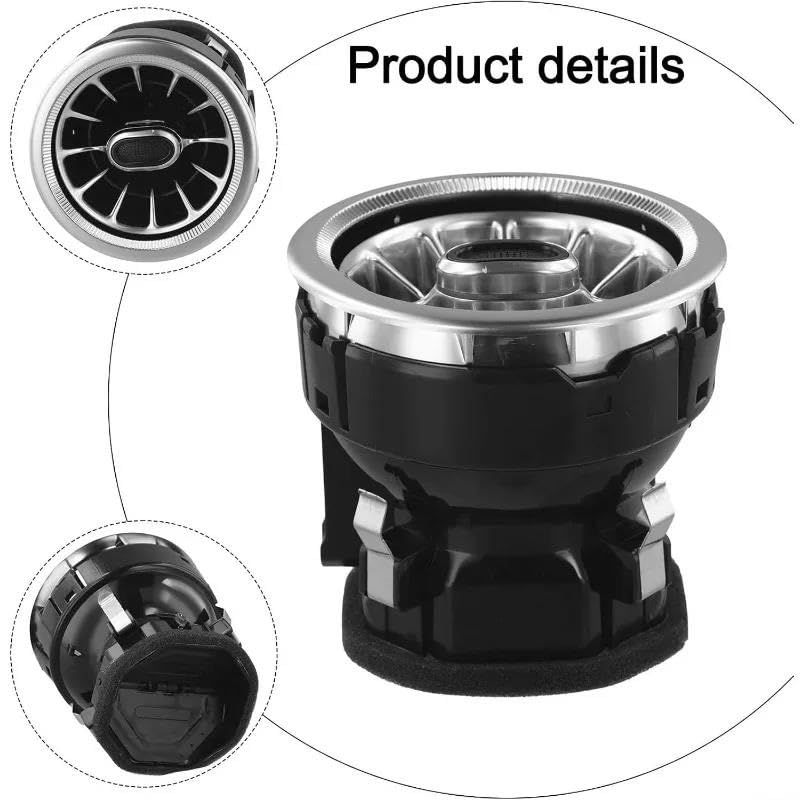 Aérateurs de climatisation turbo pour tableau de bord Vito W447 - 3
