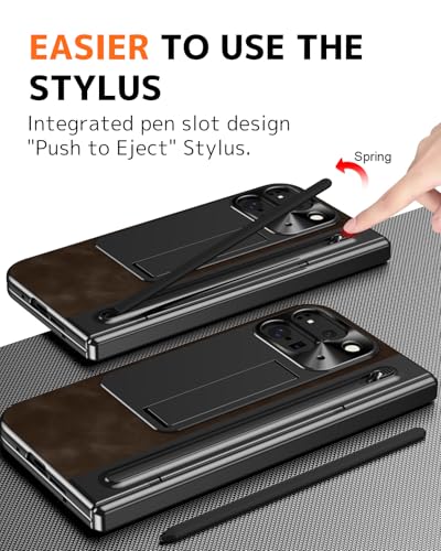 Funda plegable Google Pixel 10 Pro antigolpes con lapiz y bisagra 2
