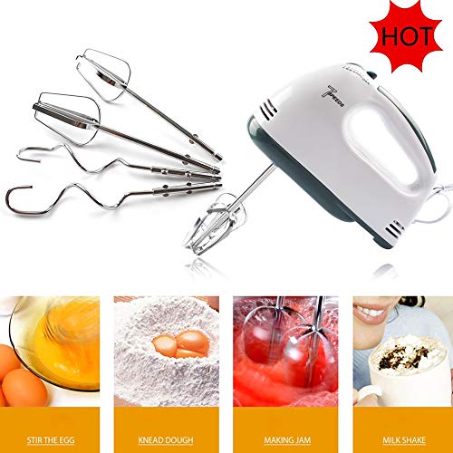NEEVAS 7-Speed Electric Hand Mixer with Beaters Balloon Whisk Kitchen Tools Prop