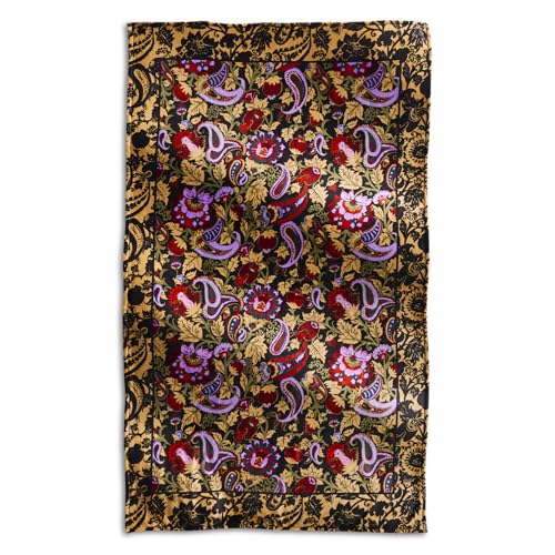 Vera Bradley Damen-Ausweishülle und Umhängeband aus Baumwolle mit Reißverschluss – Bild 2
