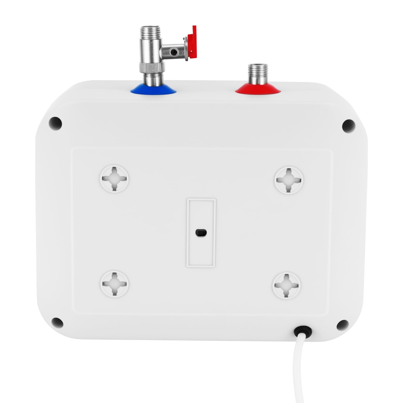 Scaldabagno elettronico da cucina, boiler sottolavello da 6L resistente alla pressione, boiler per acqua da 1500W 220V sottolavello, con indicatore di temperatura LED leggibile per cucine, bagni