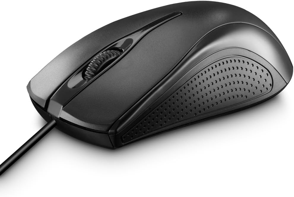 Souris optique à 3 boutons Hama MC-200 avec molette de défilement précise - Pack de 5