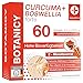 Produktbild BOTANICY Curcuma + Boswellia forte - 60 Kurkuma Weihrauch Kapseln mit Markenrohstoff NovaSOL - Plus Vitamin D3 für Knochen & Muskeln - Hohe Bioverfügbarkeit, Weihrauch Kurkuma Kapseln Hochdosiert