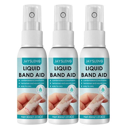 Liquid Bandage Spray, Liquid Skin Bandage Bandaids, Waterproof Liquid Bandage Liquid Bandage, Breathable Antibacteria_l Spray Wound Patch, for Cracked Aid Quick Dry Wounds Care