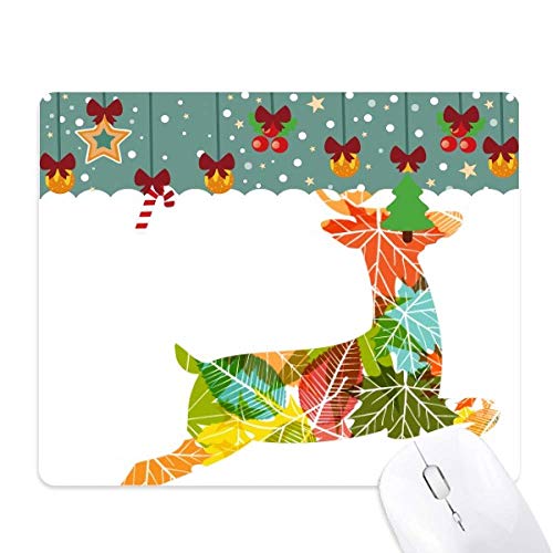 Alfombrilla de ratón de alces navideños, el regalo ideal para detallistas de oficina