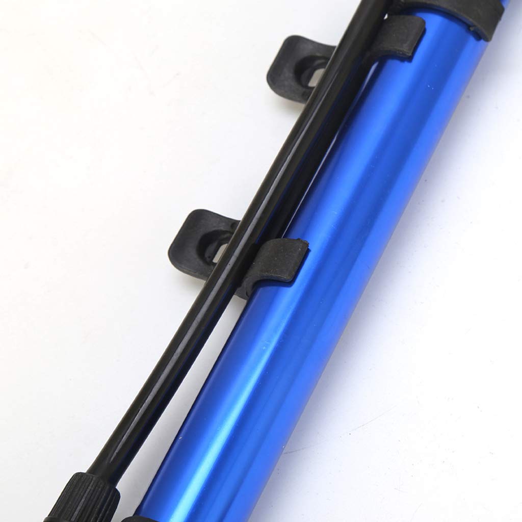 Mini bomba de aire portátil de aleación de aluminio para neumáticos de bicicleta, bomba de bicicleta con soporte de plástico, bomba de suelo de ciclismo para válvula Presta y válvula Schrader
