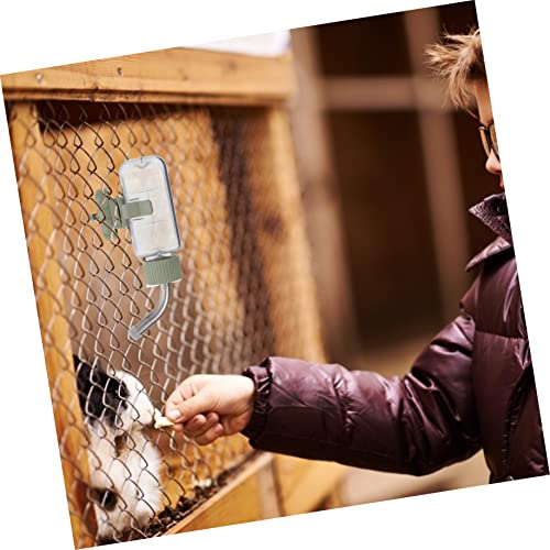 Balacoo 2 Pçs Dispensador De Tigela Acessórios De Ouriço Furões Porquinhos Da Índia Ferramenta Verde