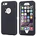 iPhone 6 Case, iPhone 6S Case [Heavy Duty] AICase Built-in Screen Protector Tough 3 in 1 Rugged Shockproof Cover for Apple iPhone 6/6S (Black)